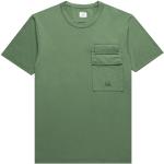 T-shirts col rond C.P. Company verts à manches courtes à col rond Taille S classiques pour homme 