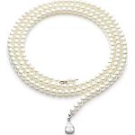 Pendentifs perle blancs en cristal à perles baroques & rococo pour femme 