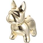 Tirelires dorées en céramique à motif chiens pour enfant en promo 