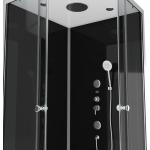 Cabines de douche Aurlane argentées laquées en aluminium 