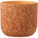 Pots de fleur design Paris Prix orange en terre cuite de 22 cm diamètre 22 cm en promo 