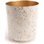 Caches pots design dorés en métal de 18 cm diamètre 18 cm modernes 