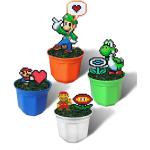 Cadeau Super Mario Pour Elle, Cadeau Lui, Décoration Mario, Perles Hama Yoshi, Luigi, Fleur Bros Valentine