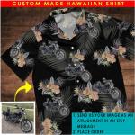 Chemises hawaiennes à motif moto 