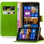 Housses vertes à rayures en cuir synthétique Nokia Lumia 925 