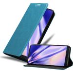 Coque Huawei P20 turquoise en cuir synthétique 
