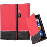 Housses rouges en cuir synthétique Nokia Lumia 925 look fashion 