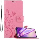 Housses Samsung Galaxy S10 roses en silicone à motif papillons look casual 