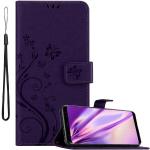 Housses Samsung Galaxy S8 Plus violettes en silicone à motif papillons look casual 