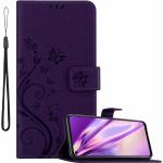 Coques & housses violettes en silicone à motif papillons de portable look casual 