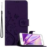 Coques & housses iPhone 6 Plus violettes en silicone à motif papillons look casual 