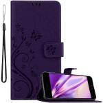 Coques & housses iPhone 8 Plus violettes en silicone à motif papillons look casual 