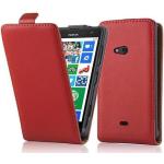 Housses rouges en cuir synthétique Nokia Lumia 625 