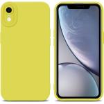 Coques & housses iPhone XR jaunes en silicone 