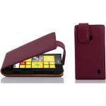 Housses violettes en cuir synthétique Nokia Lumia 520 