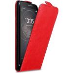 Housses Sony Xperia L2 rouges en cuir synthétique 