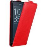 Housses Sony Xperia XZS rouges en cuir synthétique 