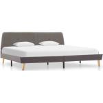 Lits King Size taupe scandinaves 