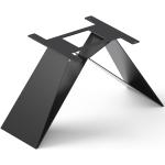 Cadre en V acier plat métal noir pour tables extensibles de 180-220 cm