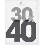 Cadres photos Paris Prix blancs en plastique 30x40 en promo 