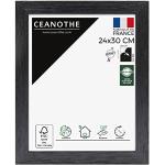 Cadres muraux Brio noirs en verre acrylique made in France 24x30 format A4 