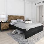 Têtes de lit design Tous Mes Meubles noires en bois contemporaines en promo 
