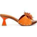 Sandales Café Noir orange Pointure 41 avec un talon jusqu'à 3cm pour femme en promo 