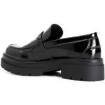 Chaussures casual Café Noir noires en cuir Pointure 38 look casual pour femme 