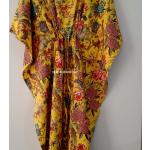 Robes de chambre longues à fleurs en coton Tailles uniques plus size pour femme 