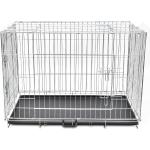 Cage en métal pliable pour chien acier galvanisé 109 x 70 x 78 cm 3702023