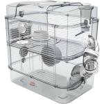 Cage sur 2 étages pour hamsters, souris et gerbilles - Rody3 duo - L 41 x p 27 x h 40,5 cm - Blanc - Zolux