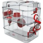 Cage sur 2 étages pour hamsters, souris et gerbilles - Rody3 duo - L 41 x p 27 x h 40,5 cm - Grenadine - Zolux