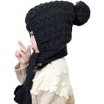 Bonnets en polaire noirs à pompons Taille 2 ans look fashion pour fille de la boutique en ligne Amazon.fr 