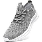 Chaussures de running grises respirantes Pointure 46 look casual pour homme 