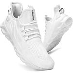Chaussures de running blanches respirantes Pointure 40 look fashion pour homme 