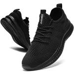 Chaussures de running noires respirantes Pointure 44 look casual pour homme en promo 