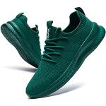 Chaussures de running vert foncé respirantes Pointure 44 look casual pour homme 