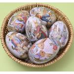 Lapins de Pâques blancs en métal à motif lapins 