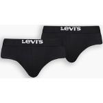 Caleçons Levi's noirs à logo en coton à motif Suède bio en lot de 2 Taille XL pour homme 
