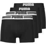 Boxers Puma noirs en lot de 4 Taille XL look fashion pour homme 