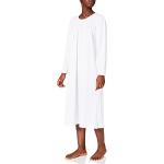 Chemises de nuit longues Calida blanches en coton Taille 3 XL look fashion pour femme 