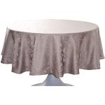 CALITEX Nappe DAMASSÉE Ombra Taupe Ronde 180