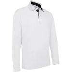 Polos de golf Callaway blancs à logo en polyester à manches longues Taille M look fashion pour homme 