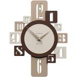 CalleaDesign Horloge Murale en Lin Onyx 35 cm