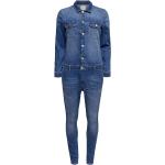 Combinaisons en jean Only bleues Taille S look casual pour femme 