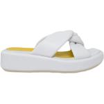 Calpierre - Shoes > Flip Flops & Sliders > Sliders - White -