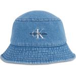 Chapeaux de créateur Calvin Klein Accessories bleus en coton lavable à la main Tailles uniques look fashion pour femme 