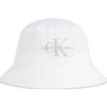 Chapeaux de créateur Calvin Klein Accessories blancs en coton lavable à la main Tailles uniques pour femme 