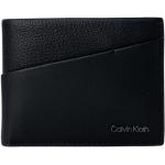 Portefeuilles de créateur Calvin Klein Accessories noirs en cuir en cuir pour homme 