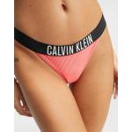Bas de bikini saison été de créateur Calvin Klein rouges Taille M pour femme en promo 